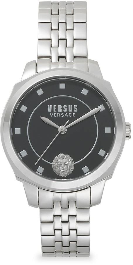 versace chelsea sov030015|Men's Chelsea Stainless Steel Bracelet Watch 42mm .